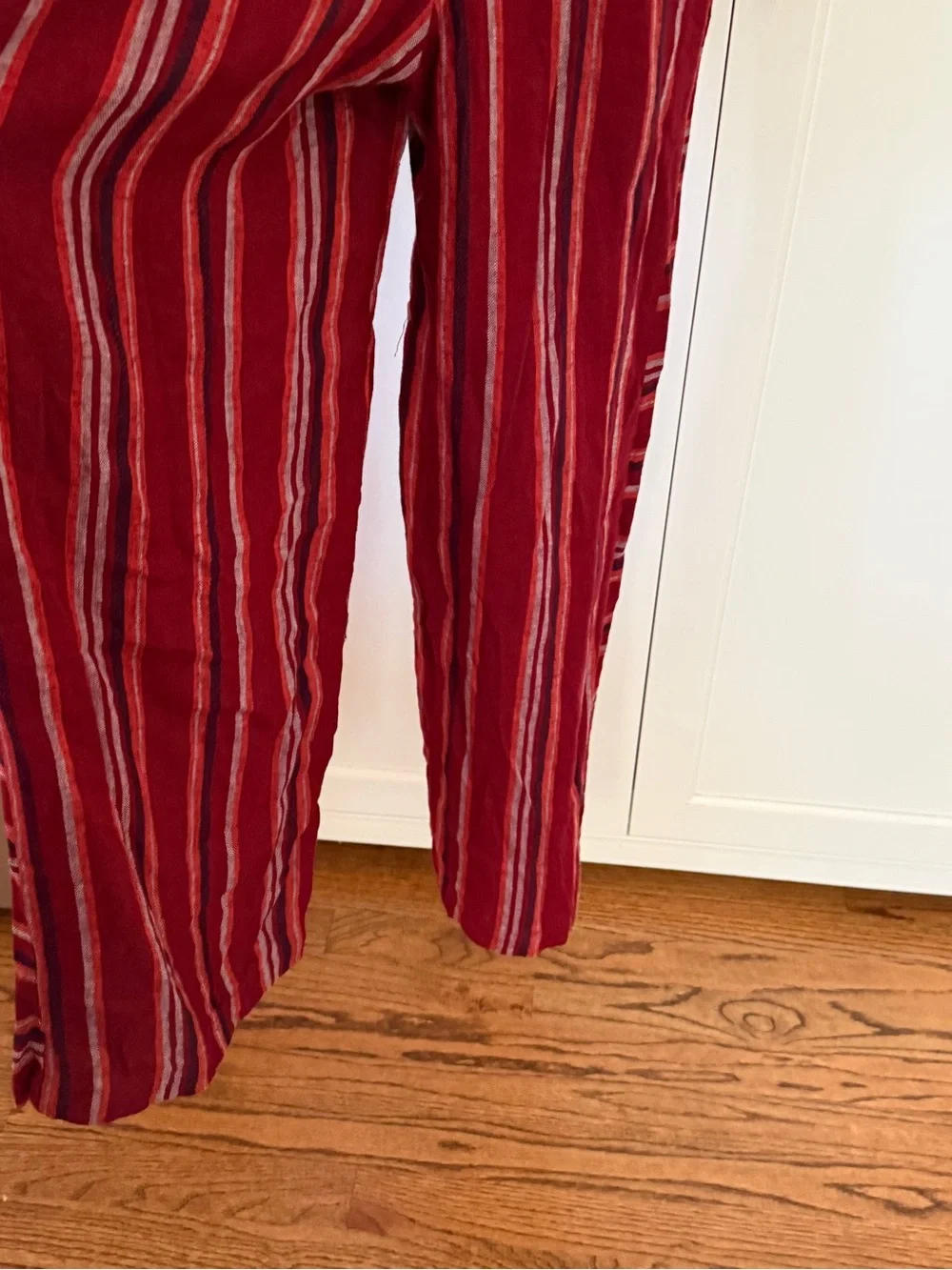Indigo Rein Jumpsuit Red Stripes Sz M NWT - Picture 9 of 10